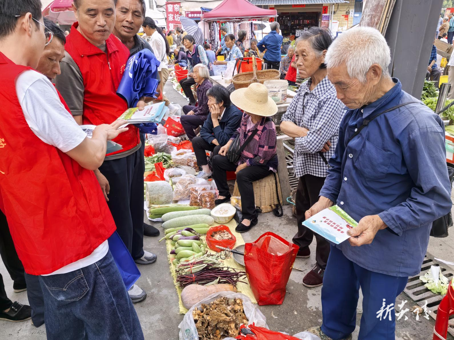 下村乡：赶集日里话安全 拒绝采食野生蘑菇