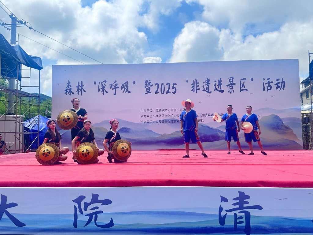炎陵县森林“深呼吸”暨2025“非遗进景区”活动启动