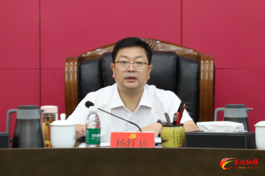 杨红兵主持召开中共茶陵县委常委会2025年第13次会议