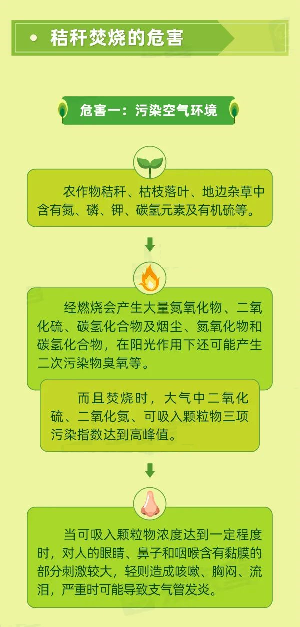 【一图读懂】秸秆焚烧危害有多大？