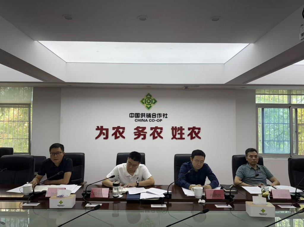 市供销社召开2025年 第9次党组（扩大）会议