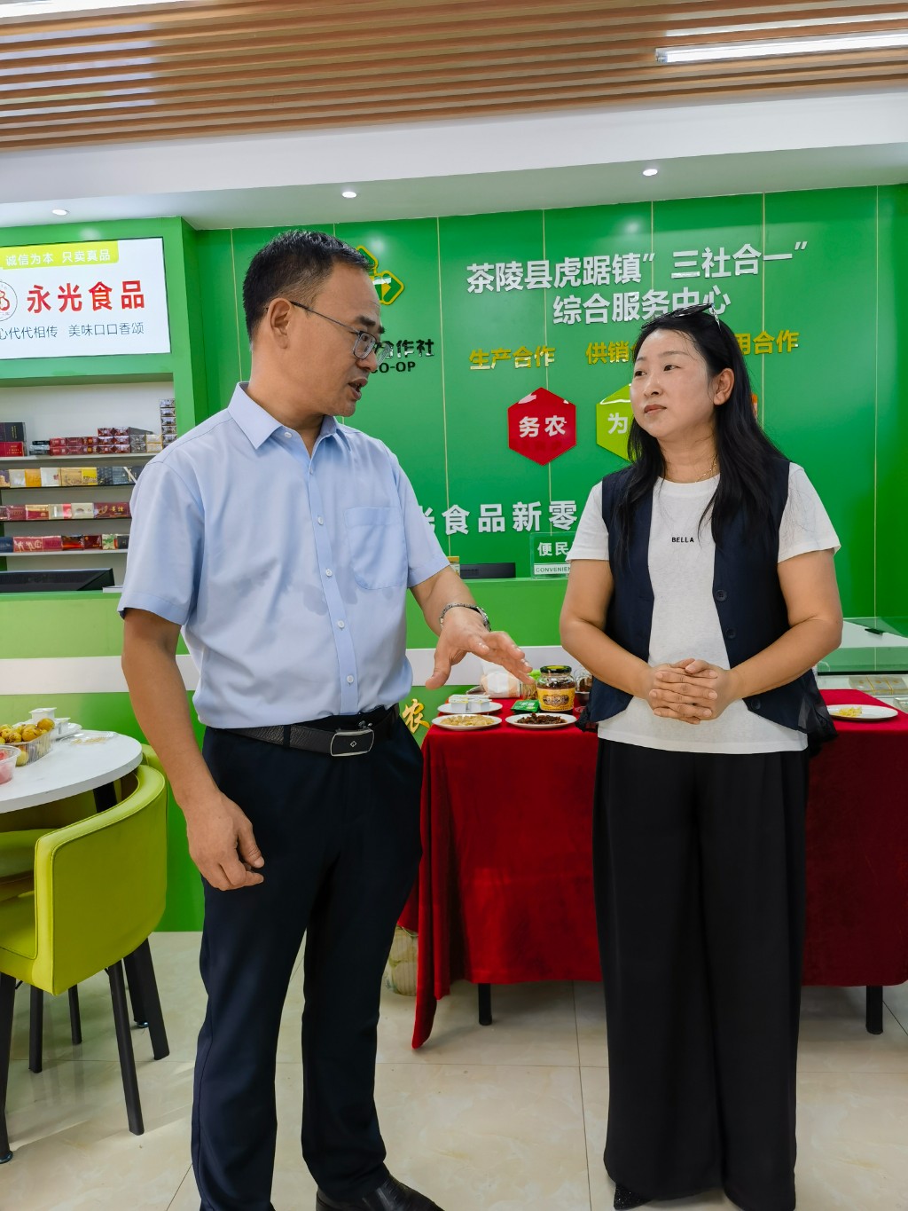 何恩广在茶陵调研“三社合一”综合改革和“流动供销”工作