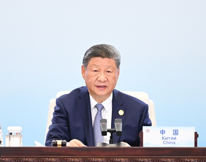 习近平主持上海合作组织成员国元首理事会第二十五次会议并发表重要讲话
