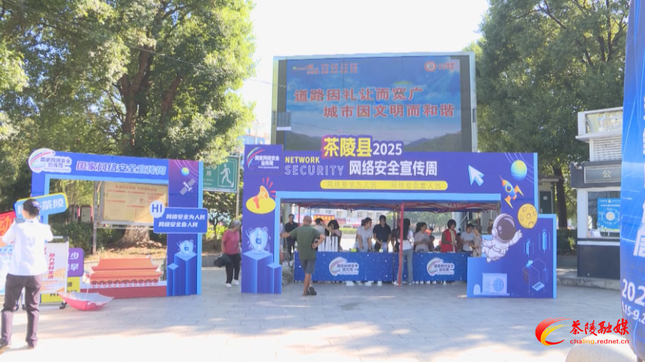 茶陵县举行2025年“网络安全宣传周”集中宣传活动