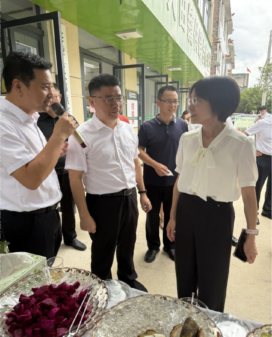 杨桦副市长在茶陵调研“三社合一”综合改革和“流动供销”工作