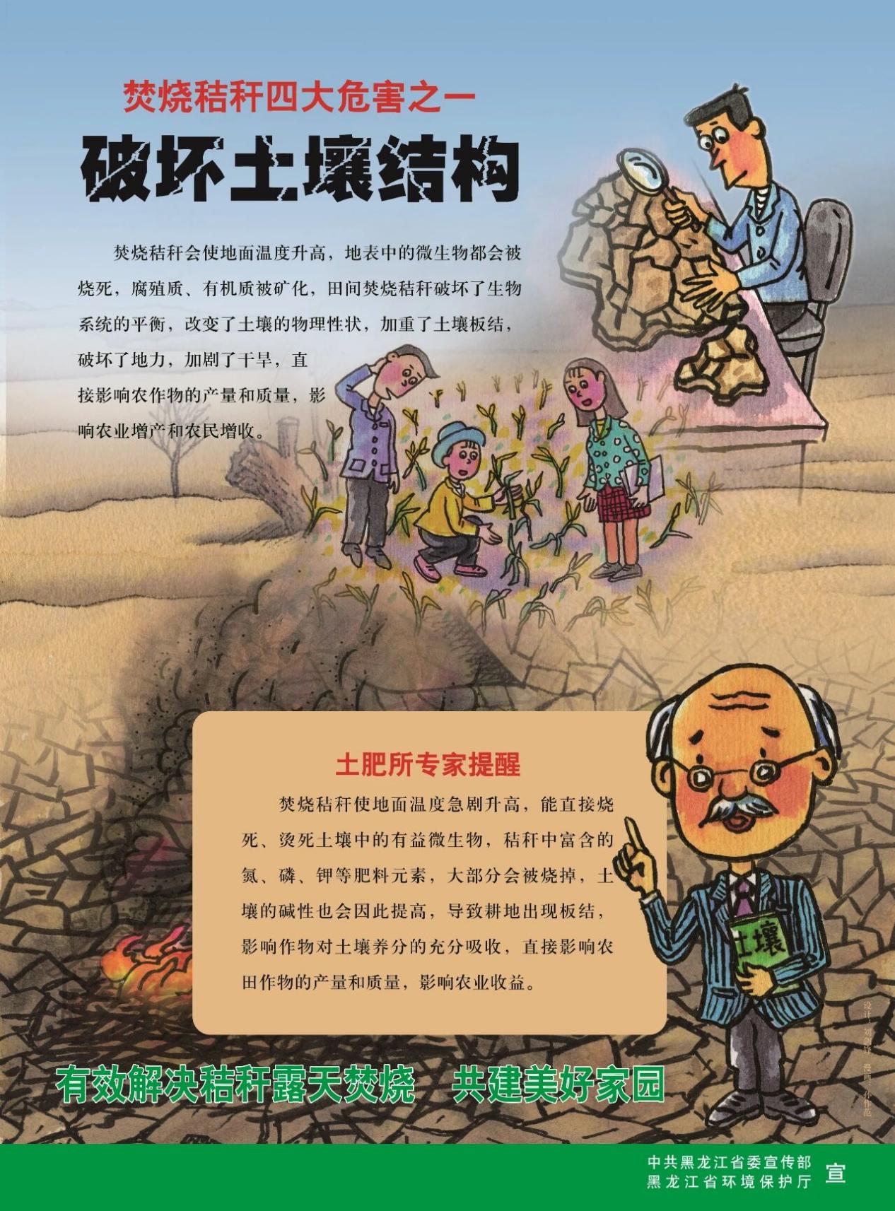 露天焚烧秸秆四大危害！