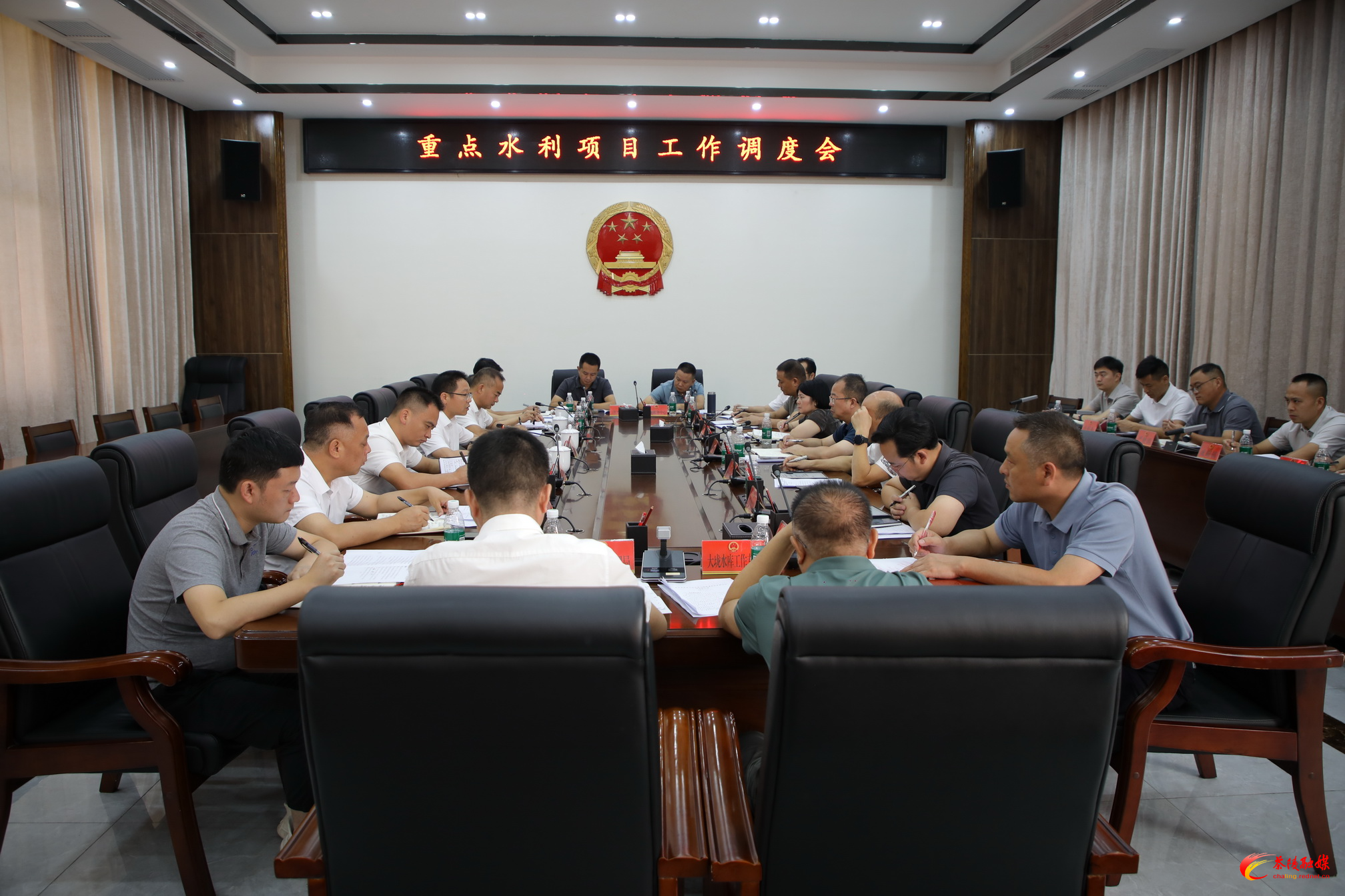朱毅强调度重点水利项目工作