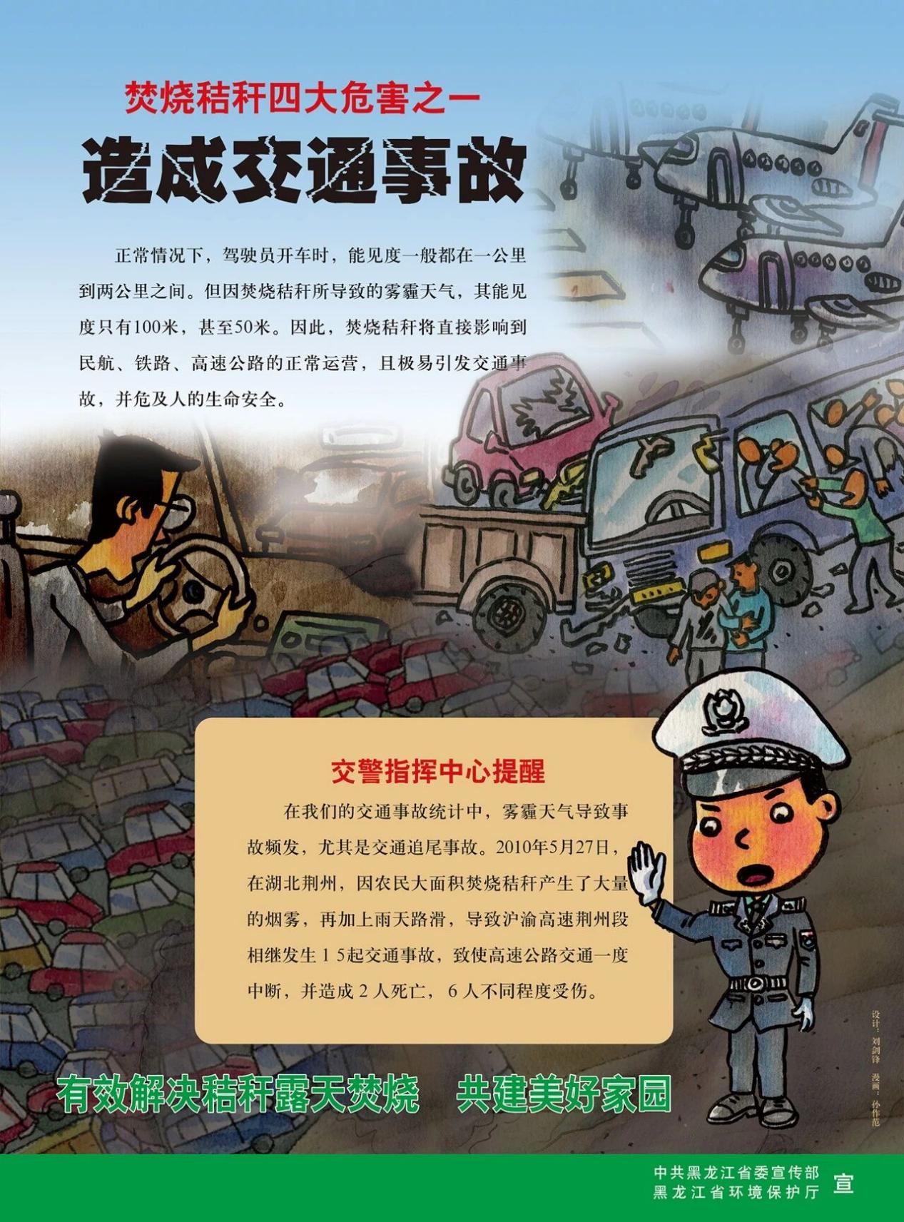 露天焚烧秸秆四大危害！