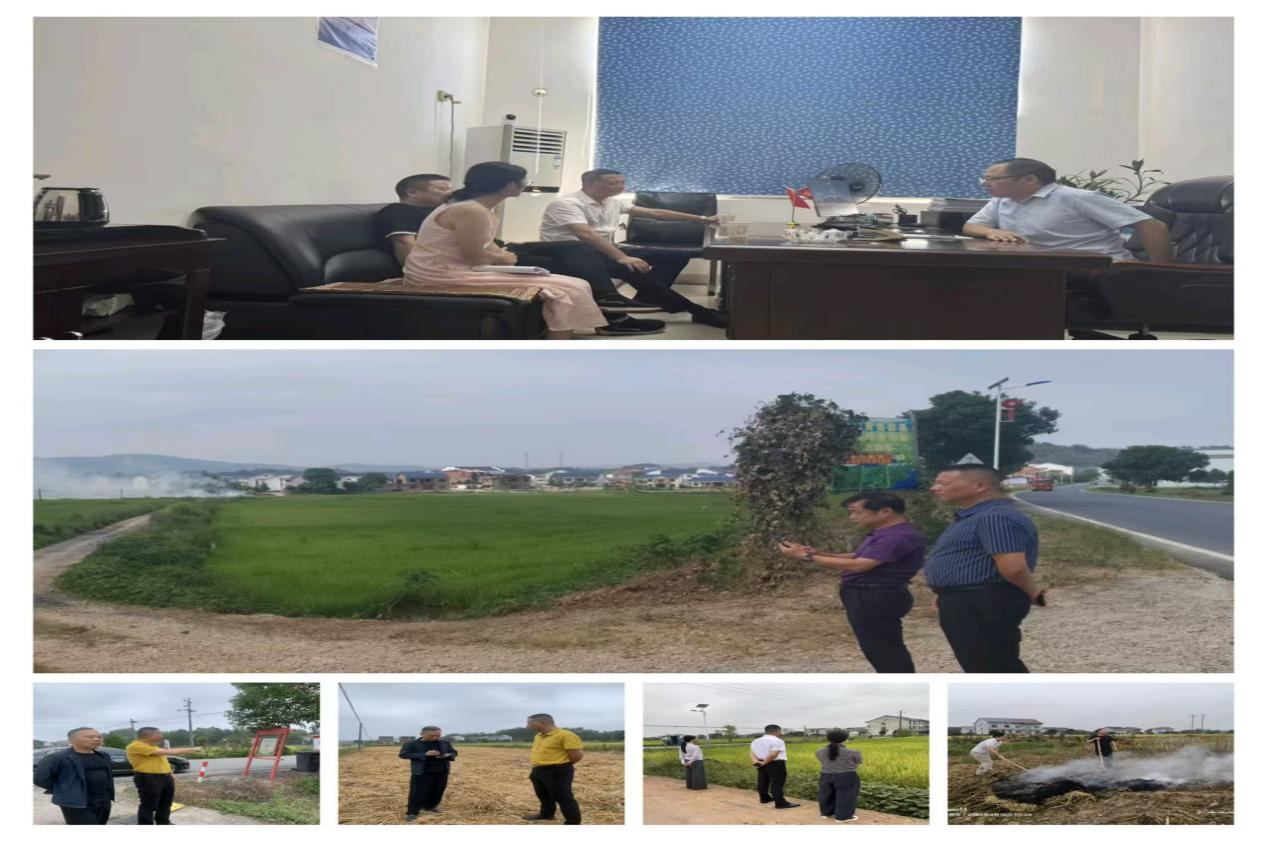株洲市生态环境局攸县分局一把手亲自抓秸秆禁烧工作，成效显著