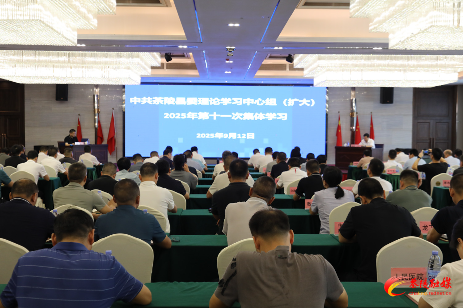 中共茶陵县委理论学习中心组（扩大）2025年第十一次集体学习会举行
