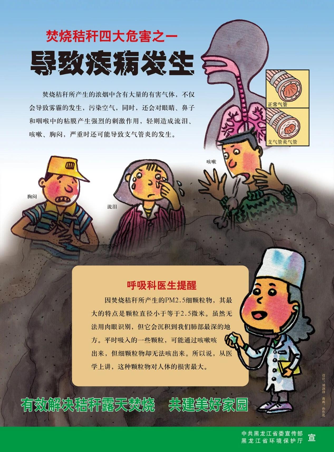 露天焚烧秸秆四大危害！