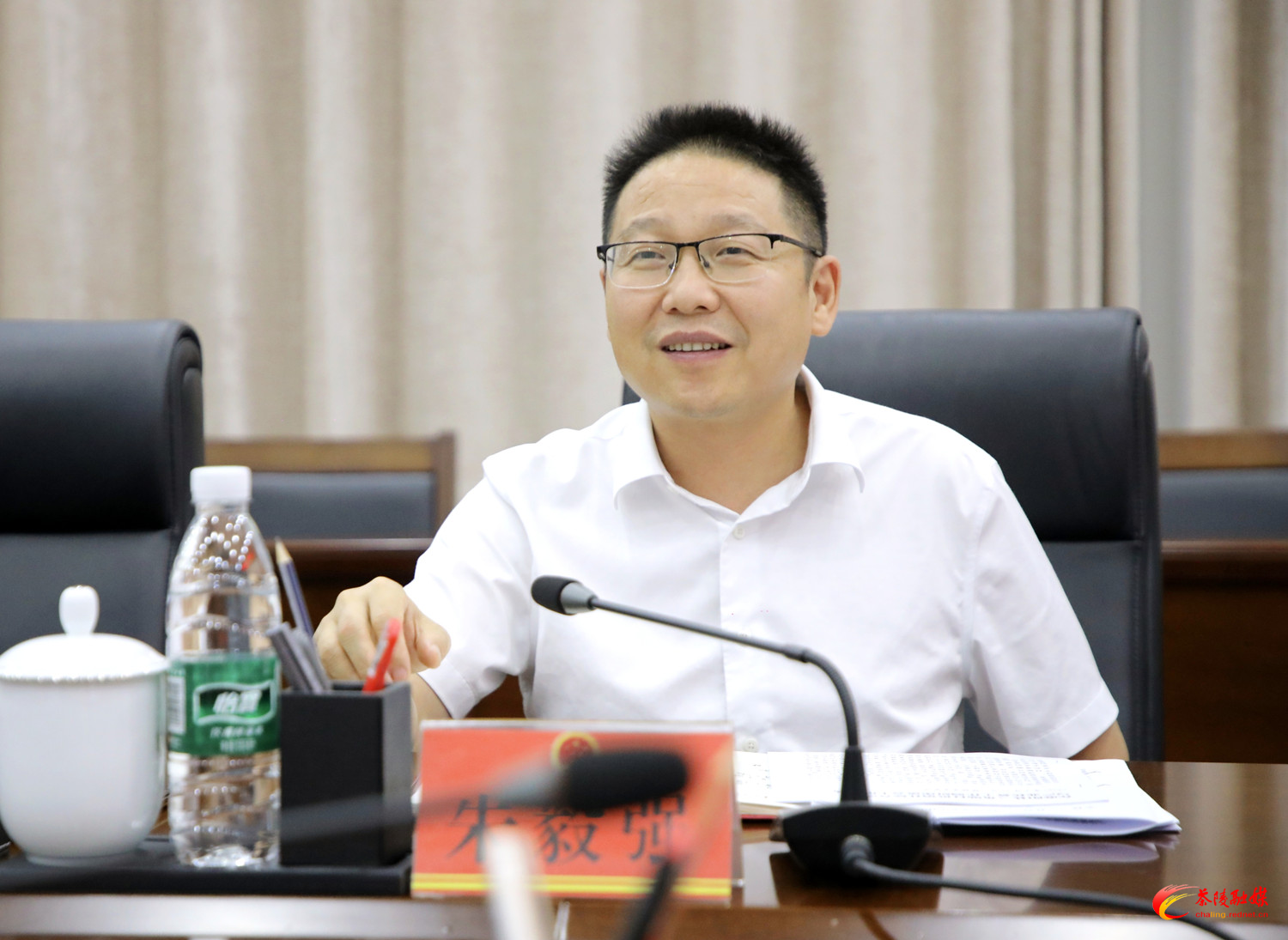 朱毅强主持召开“三社合一”工作调度会