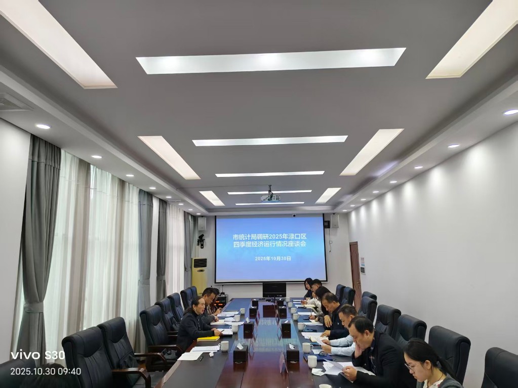 市统计局赴渌口区开展经济形势调研