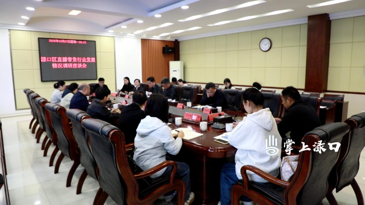 市委宣传部一行来区调研直播带货行业发展情况