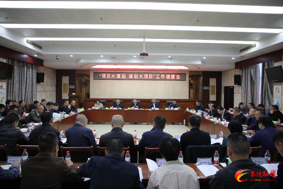 朱毅强主持召开“项目大谋划 谋划大项目”工作调度会