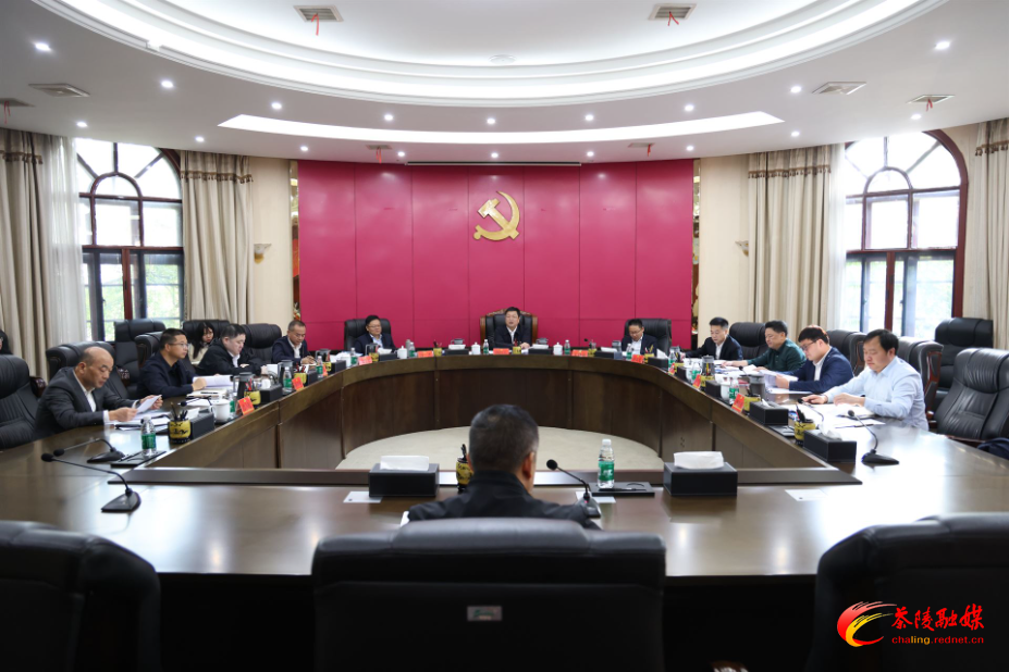 杨红兵主持召开中共茶陵县委常委会2025年第16次会议