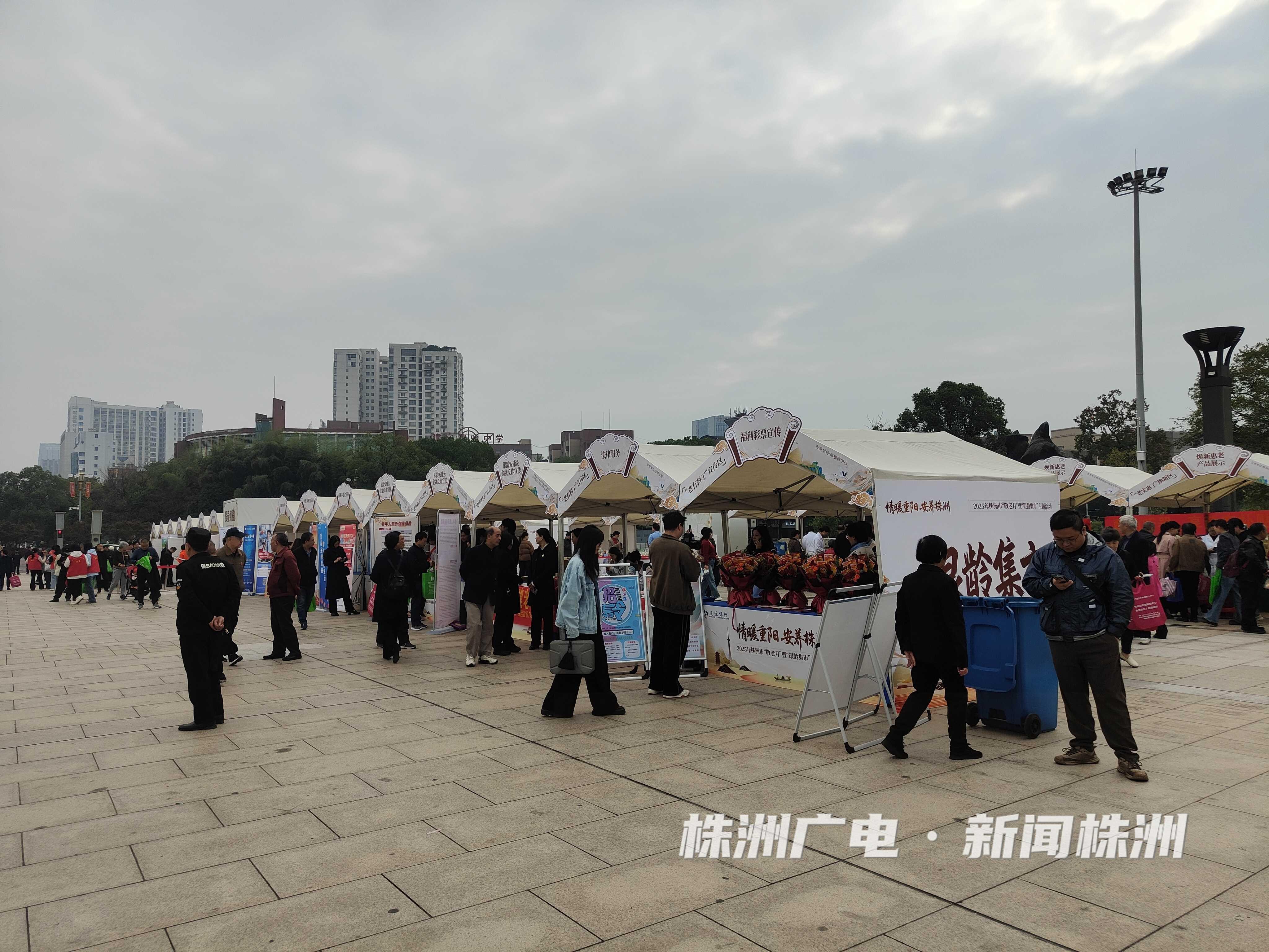 全城敬老暖意浓 株洲“银龄集市”温暖开市