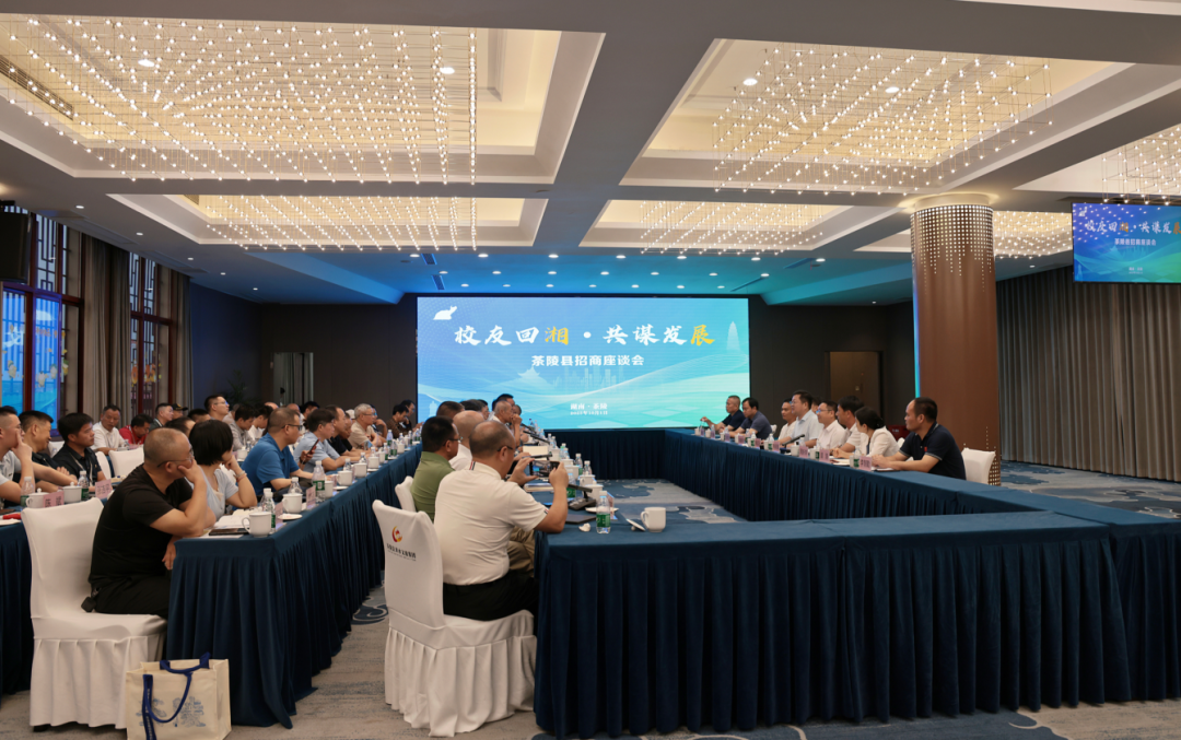 茶陵县“校友回湘·共谋发展”招商座谈会、招商推介会召开