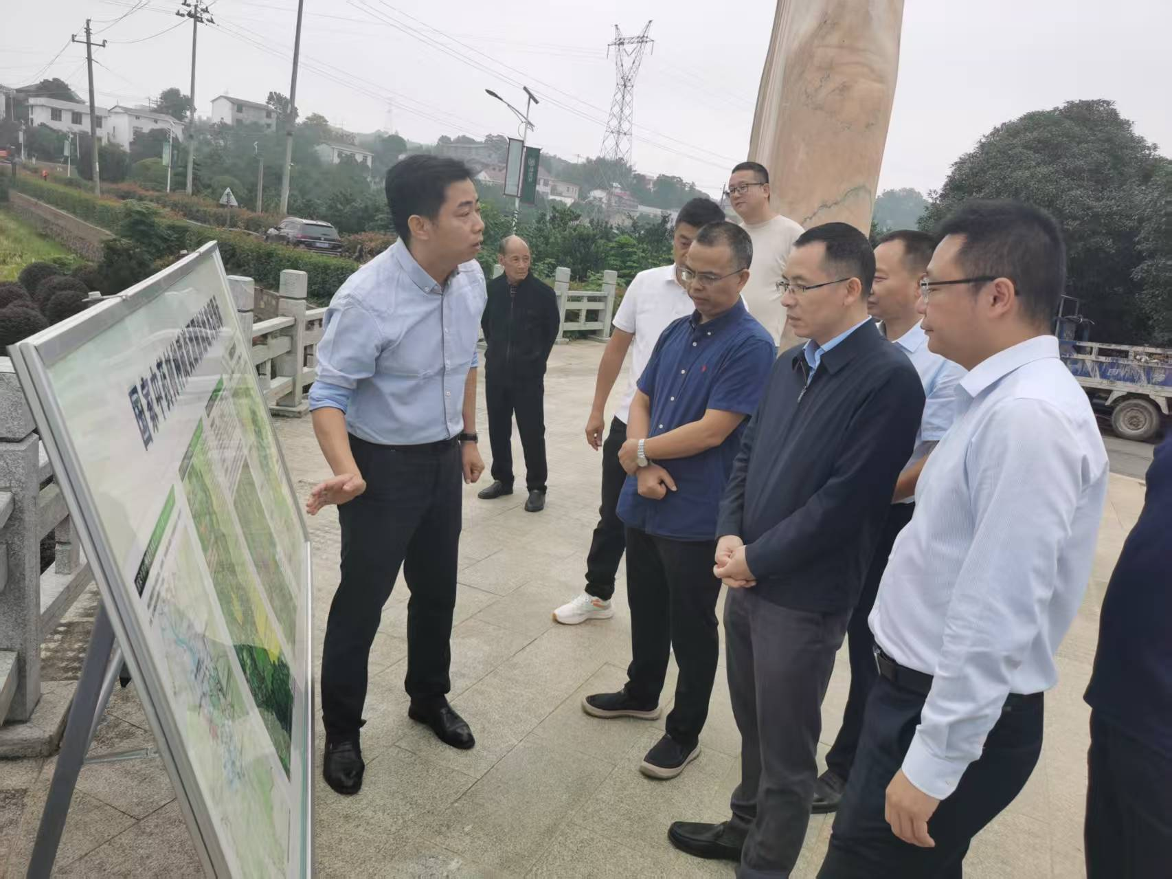 市发改委调研长株潭生态绿心