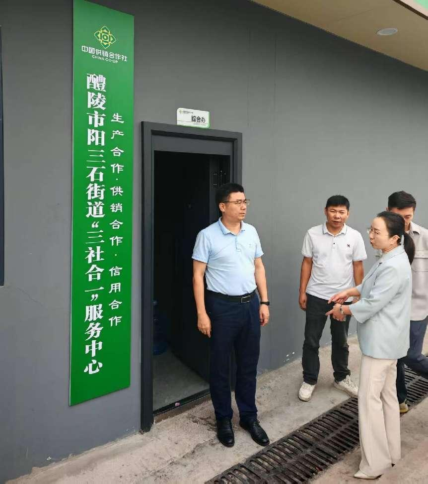 市供销社深入县市区社开展“三社合一”和“流动供销”工作调研和督导