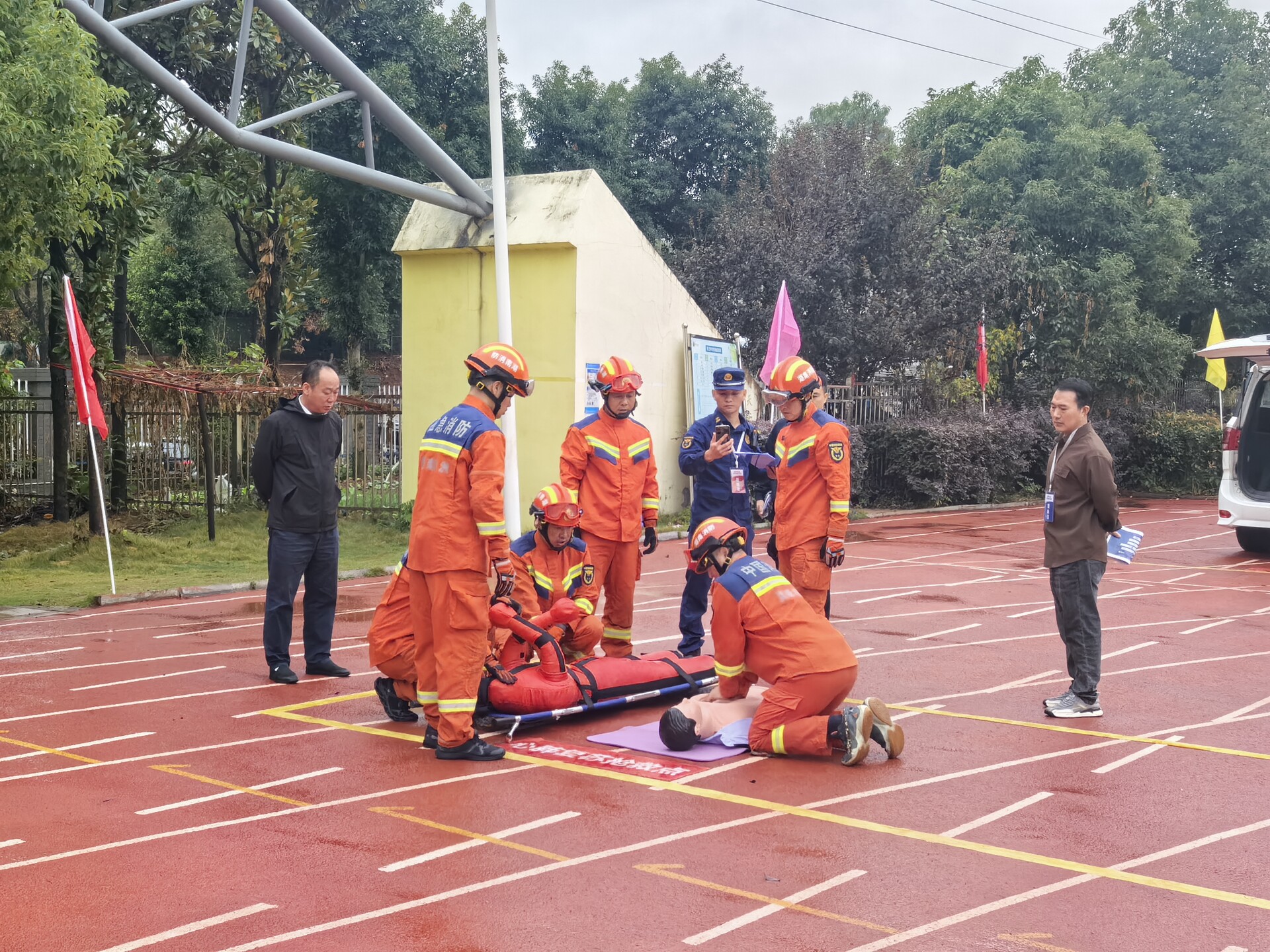 株洲市第三届乡镇应急能力比武竞赛在天元区开赛
