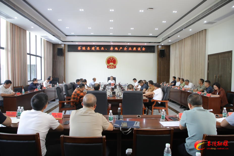 茶陵县建筑业、房地产企业座谈会召开