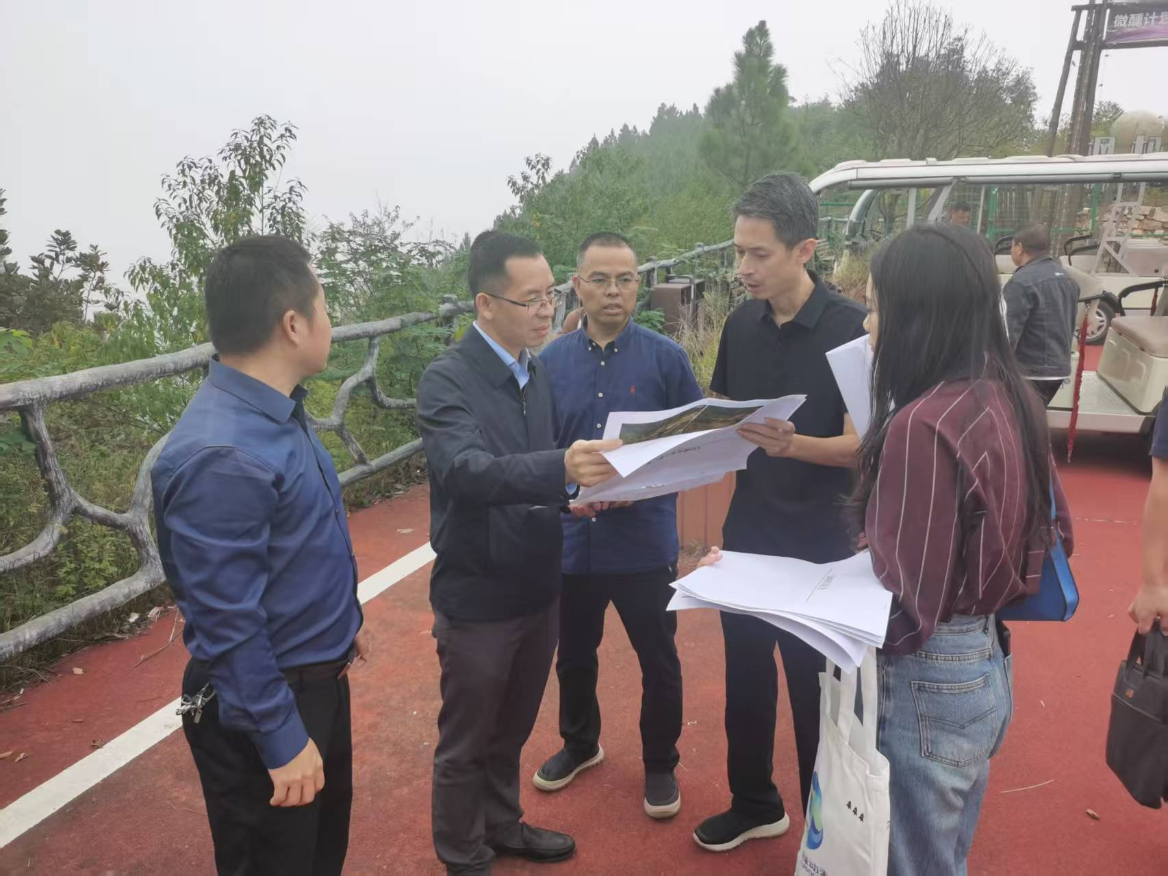 市发改委调研长株潭生态绿心