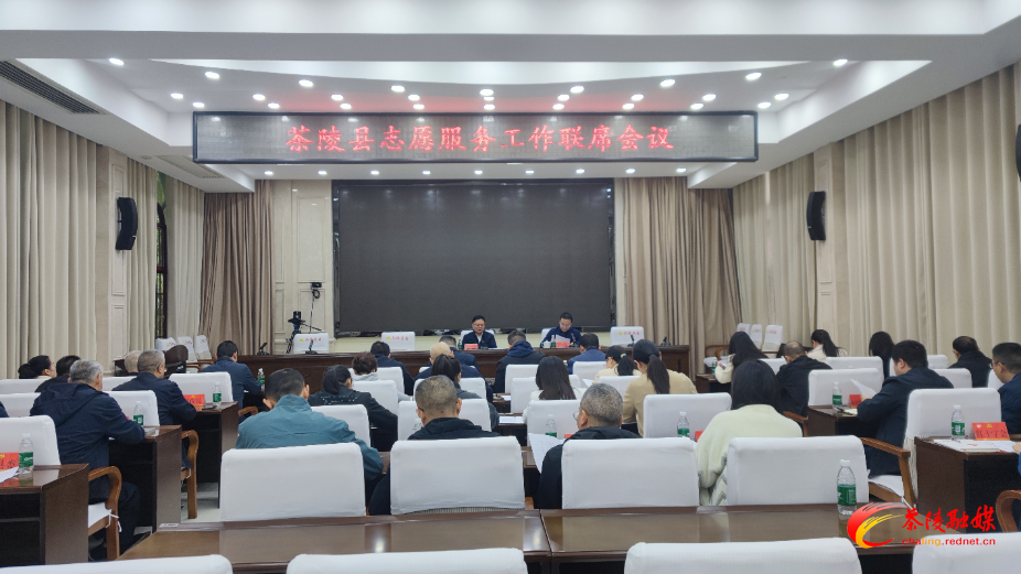 茶陵县志愿服务工作联席会议召开