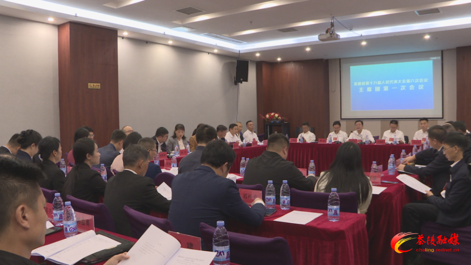 茶陵县第十八届人民代表大会第六次会议：召开主席团第一次会议