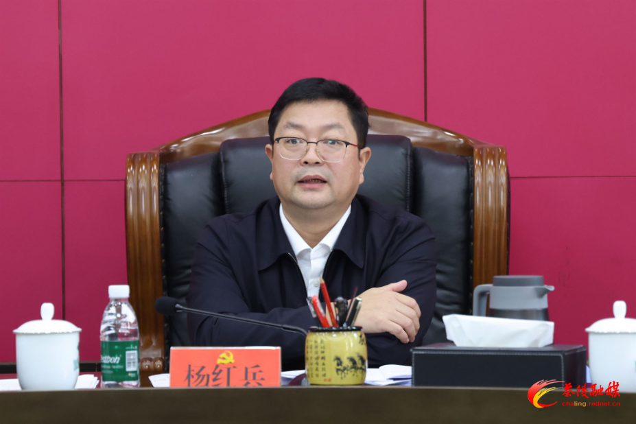 杨红兵主持召开中共茶陵县委常委会2025年第16次会议
