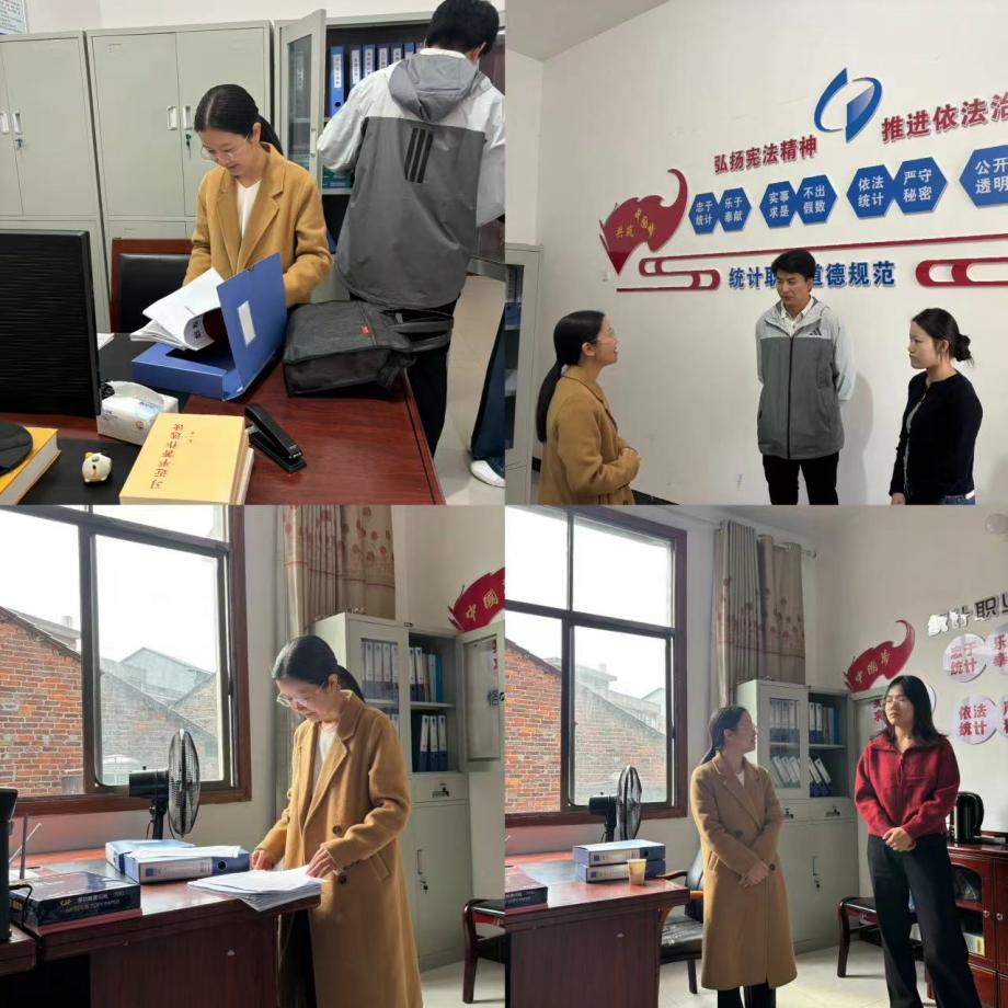 株洲市统计局赴茶陵县开展基层统计规范化建设验收及"回头看"工作