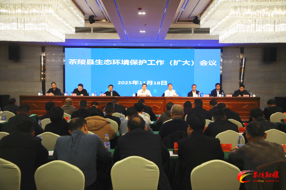 2025年茶陵县生态环境保护工作（扩大）会议召开