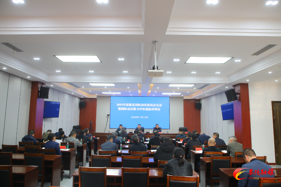 2025年茶陵县国防动员委员会全体会议暨国防动员能力评估培训会召开