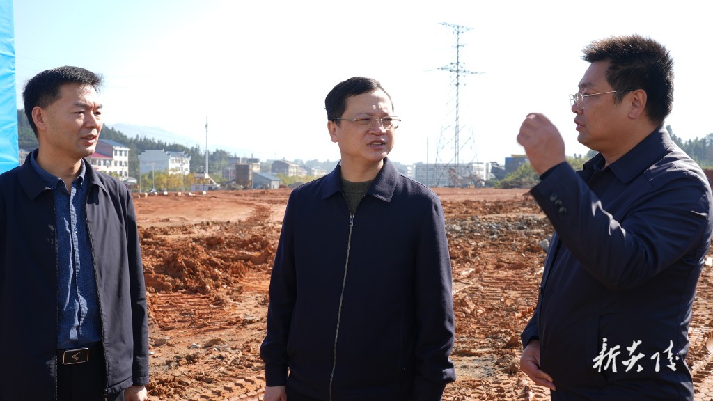 夏胜利调研督导重点项目建设并检查安全生产工作