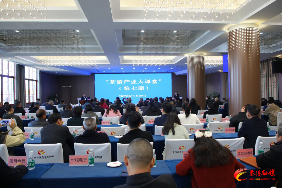 茶陵产业大课堂（第七期）开讲
