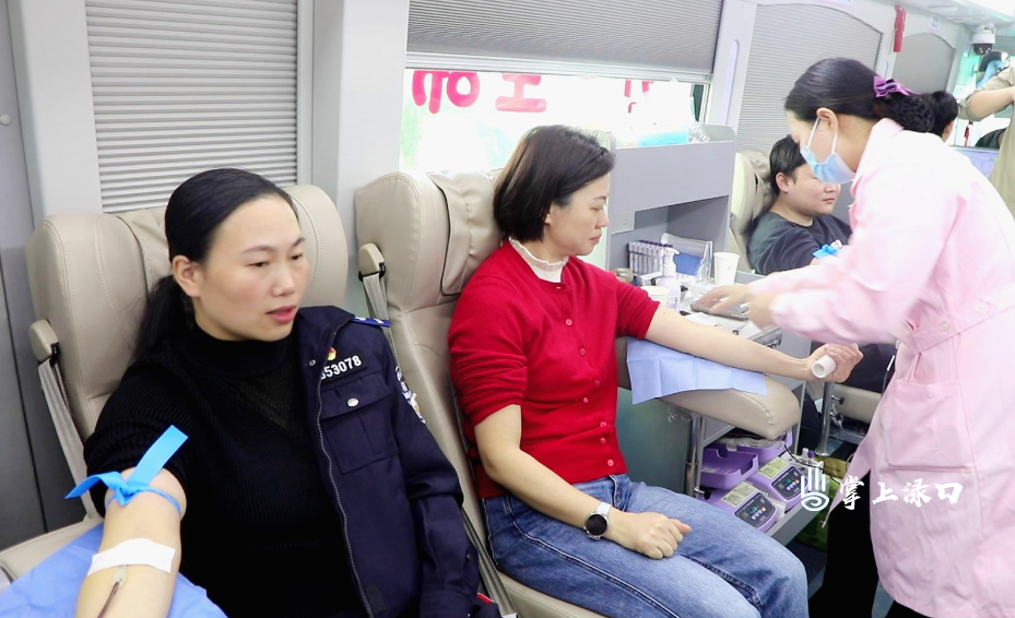 李晓彤 赖晓智带头！渌口区党员干部踊跃参与无偿献血活动