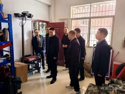 株洲市应急管理局调研冬春灾害救助与冬季森林防灭火工作情况