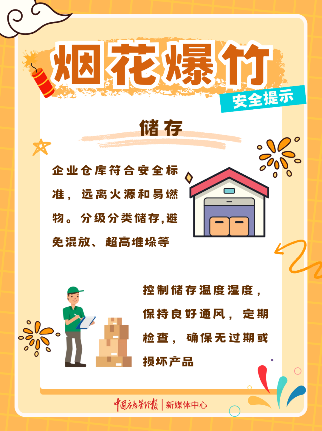 烟花爆竹安全提示