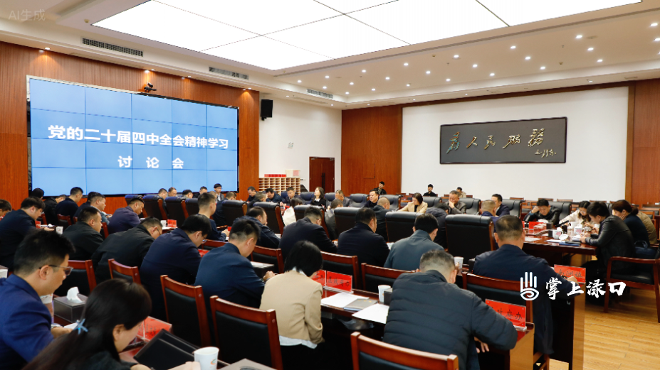 渌口区召开党的二十届四中全会精神学习讨论会