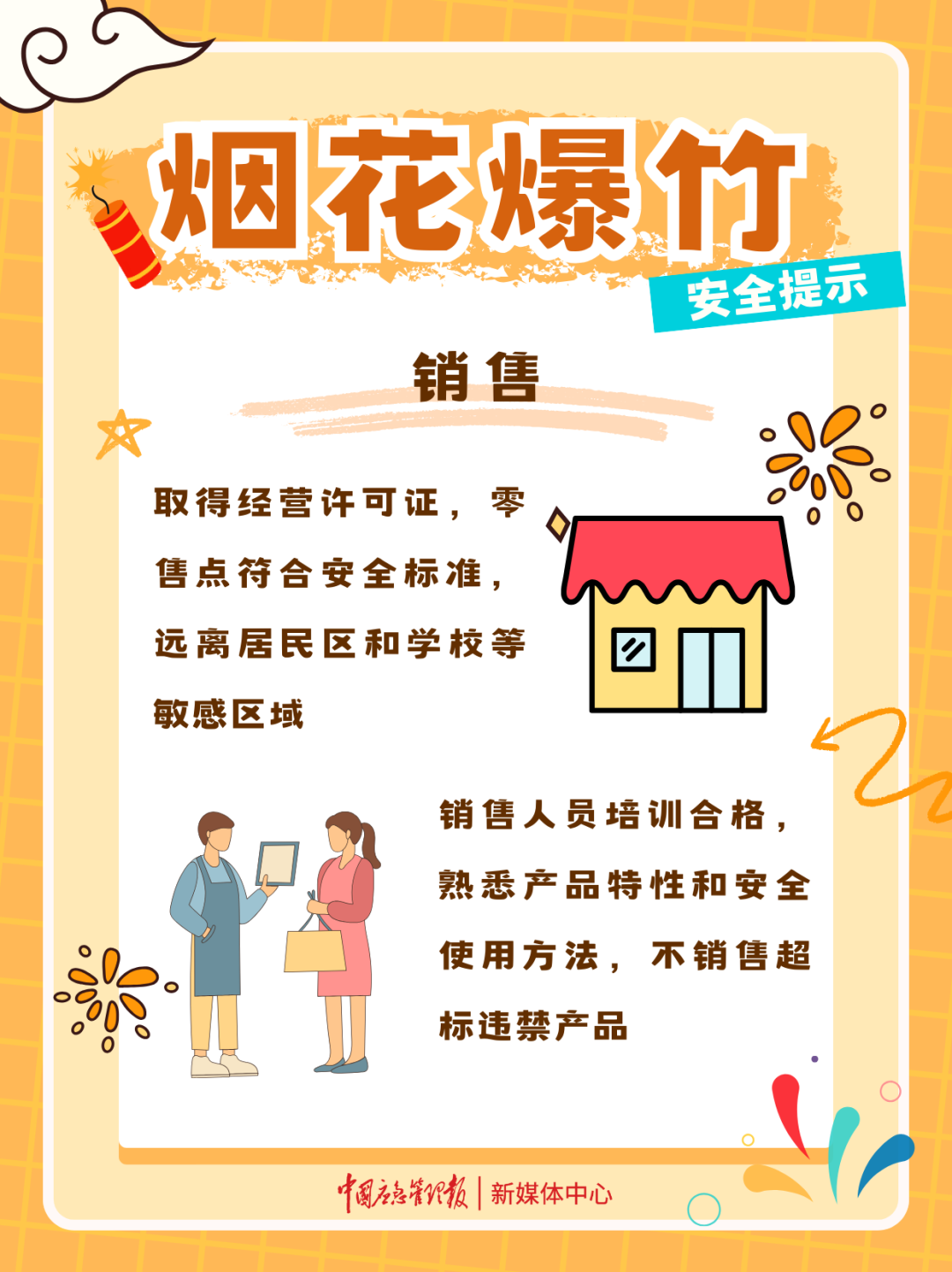 烟花爆竹安全提示