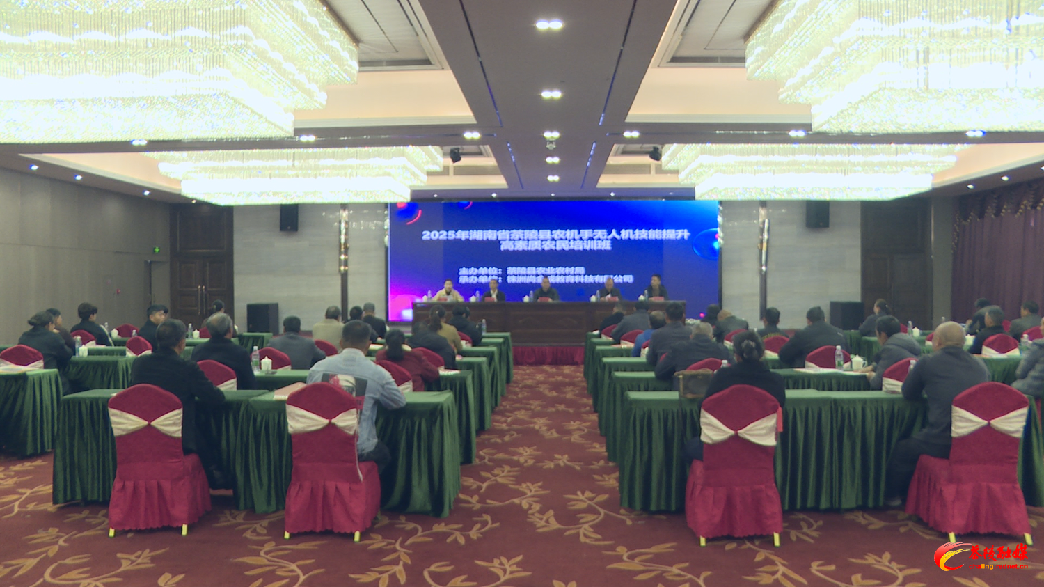 2025年湖南省茶陵县农机手无人机技能提升高素质农民培训班开班