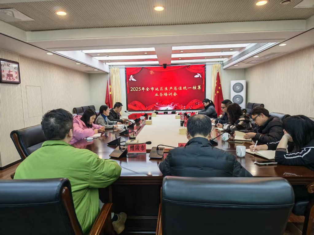 市统计局召开2025年全市地区生产总值统一核算业务培训会