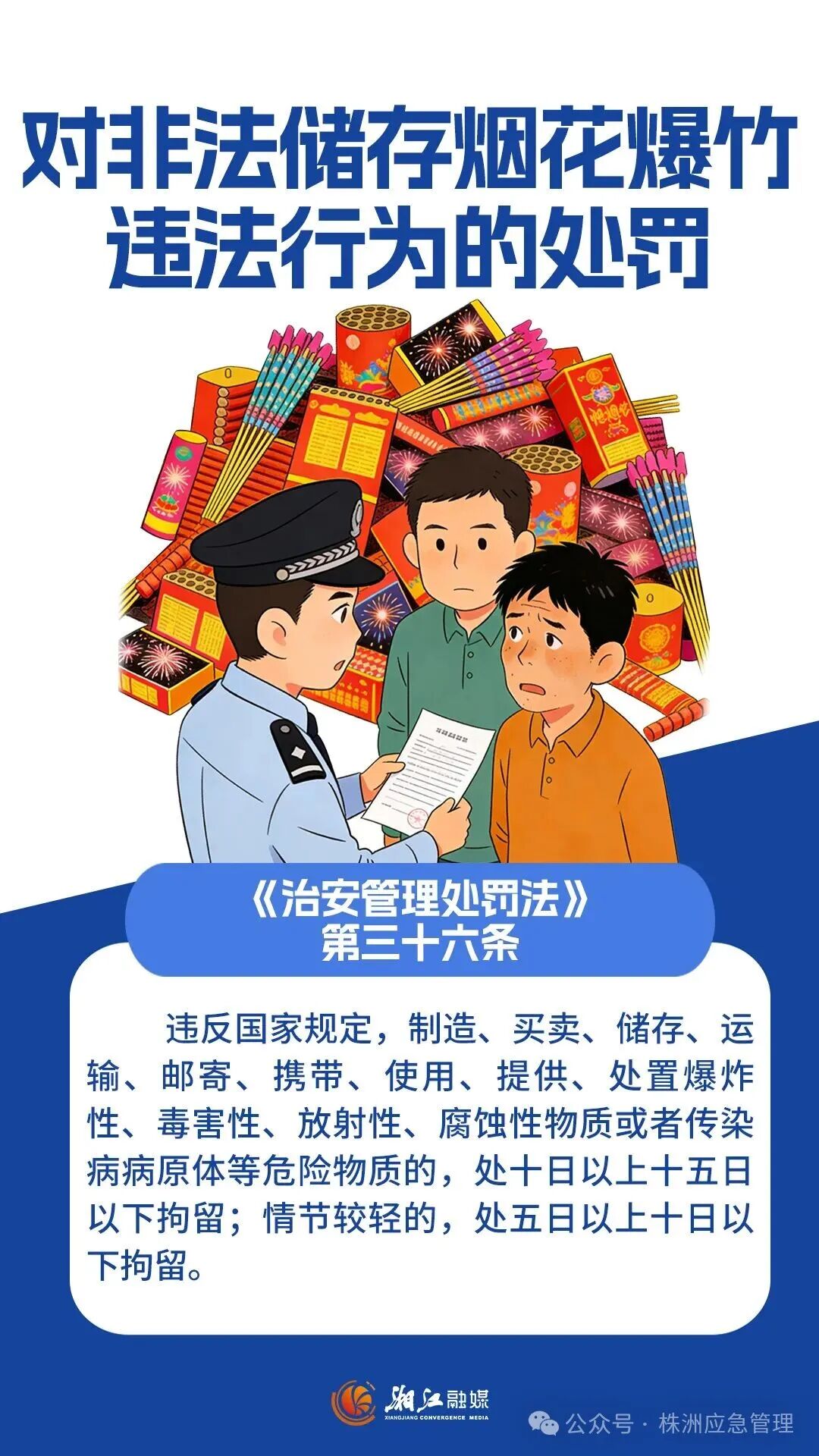 发现违规燃放、非法运输储存销售烟花爆竹的行为，请举报！