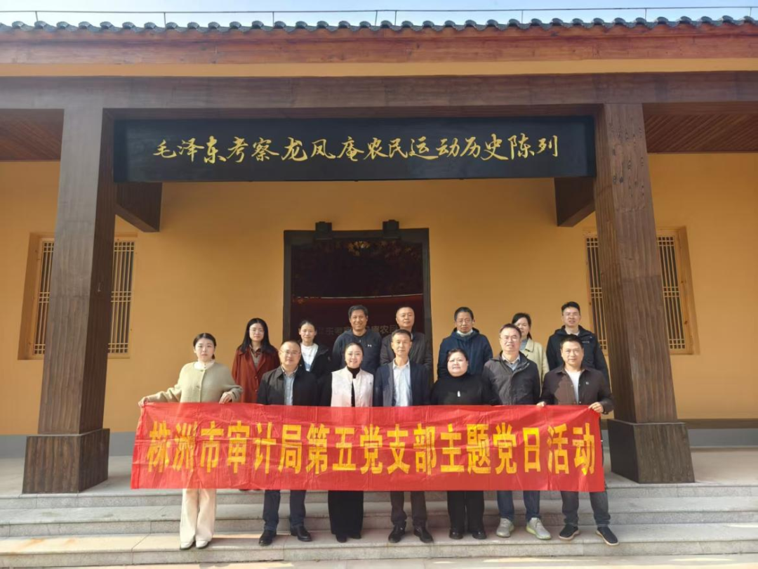 株洲市审计局第五党支部到芦淞区审计局开展“领导带支部联基层”活动