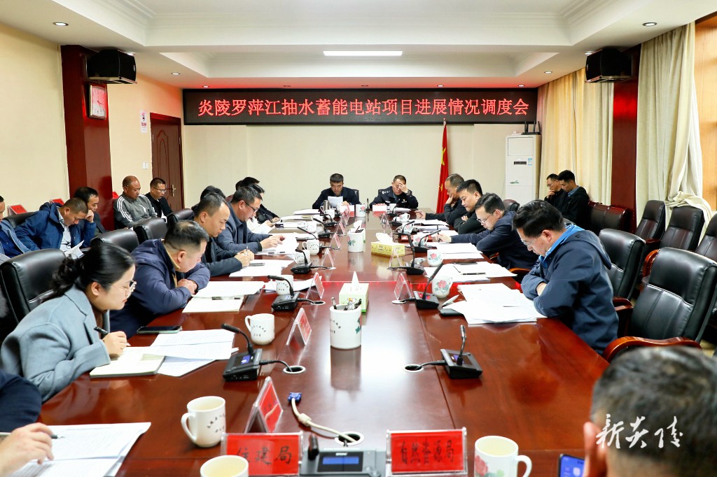 炎陵罗萍江抽水蓄能电站项目调度会召开