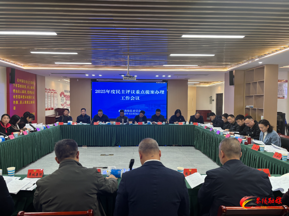 2025年度民主评议重点提案办理工作会议召开