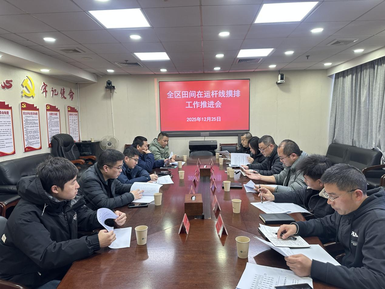芦淞区召开全区田间在运杆线摸排工作推进会