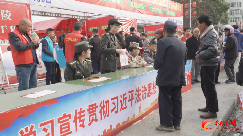 茶陵县开展2025年“宪法宣传周”活动