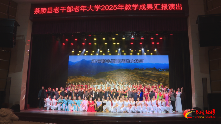 茶陵县老干部老年大学举行2025年教学成果汇报演出