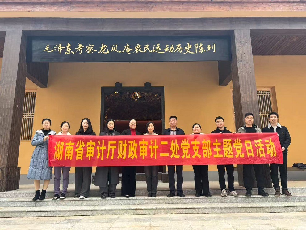 省审计厅财政审计二处到株洲市芦淞区审计局开展“结对联点”活动